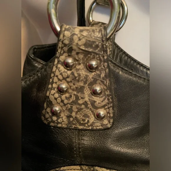 ❣️Real Snake + Lambskin Leather ❣️Bag❣️ - Picture 5 of 15